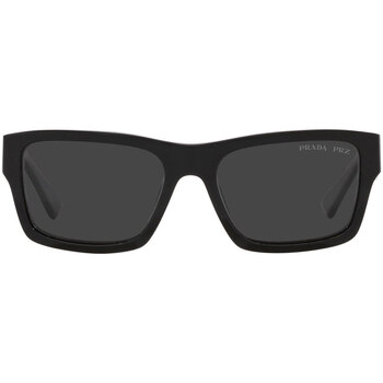 Hodinky & Bižutéria Slnečné okuliare Prada Occhiali da Sole  PR25ZS 1AB08G Polarizzato Čierna