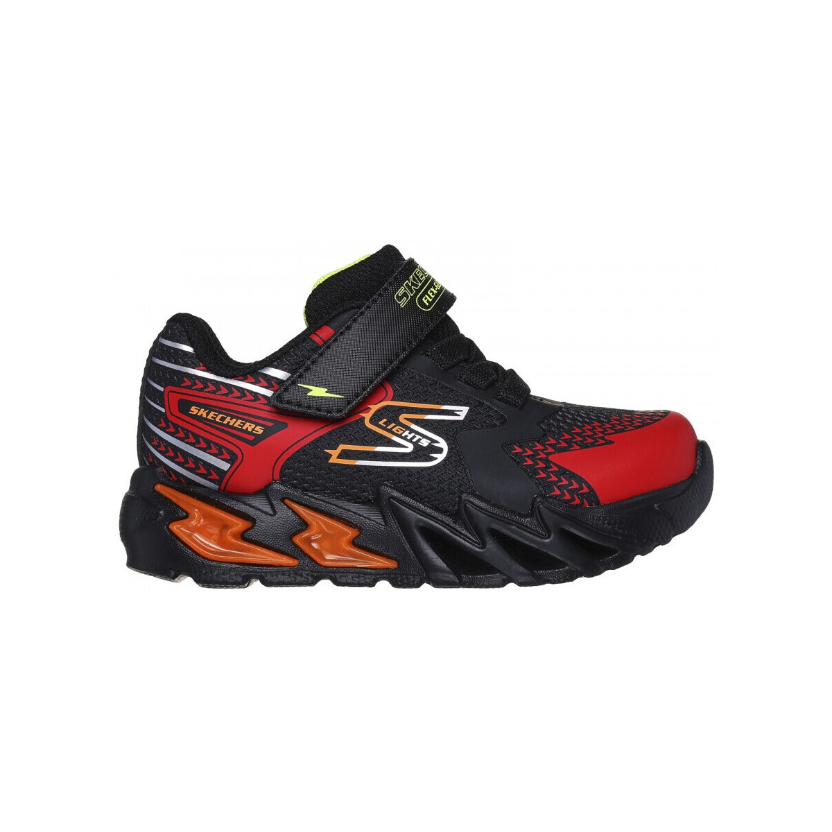 Topánky Deti Bežecká a trailová obuv Skechers Flex-glow bolt Čierna