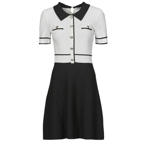 Oblečenie Žena Krátke šaty Morgan RMCHIC Čierna / Biela