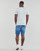 Oblečenie Muž Tričká s krátkym rukávom Superdry CALI STRIPED LOGO T SHIRT Biela
