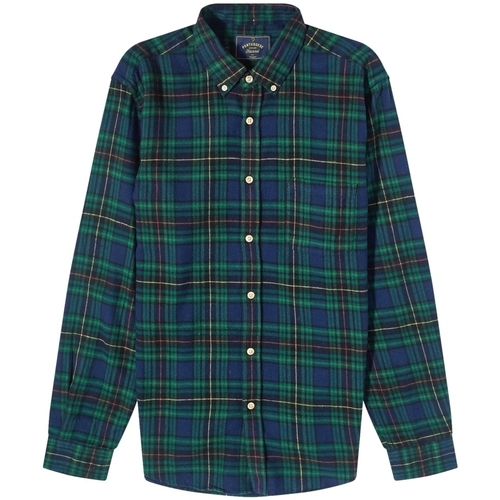 Oblečenie Muž Košele s dlhým rukávom Portuguese Flannel Orts Shirt - Checks Zelená