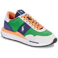 Topánky Nízke tenisky Polo Ralph Lauren TRAIN 89 PP Zelená / Námornícka modrá / Oranžová