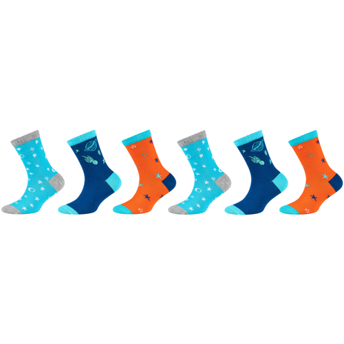 Doplnky Chlapec Ponožky Skechers 3PPK Boys Casual Patterned Socks Viacfarebná