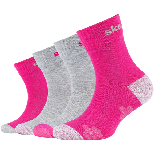 Doplnky Žena Ponožky Skechers 4PPK Wm Mesh Ventilation Glow Socks Ružová