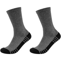 Doplnky Ponožky Skechers 2PPK Cushioned Socks Šedá