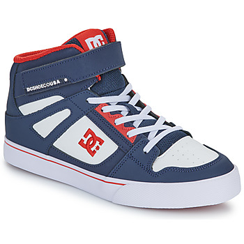 Topánky Chlapec Členkové tenisky DC Shoes PURE HIGH-TOP EV Námornícka modrá / Červená
