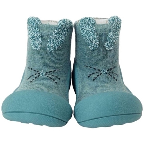 Topánky Deti Detské papuče Attipas Rabbit - Mint Modrá