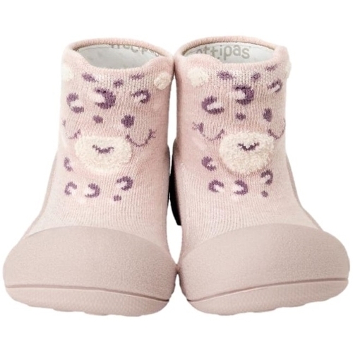 Topánky Deti Detské papuče Attipas Panther - Pink Ružová