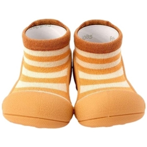 Topánky Deti Detské papuče Attipas Stripes - Mustard Žltá