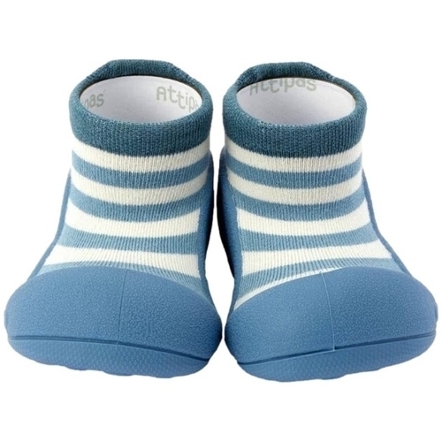 Topánky Deti Detské papuče Attipas Stripes - Blue Modrá