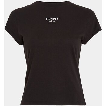 Oblečenie Žena Tričká a polokošele Tommy Jeans DW0DW16435 Čierna