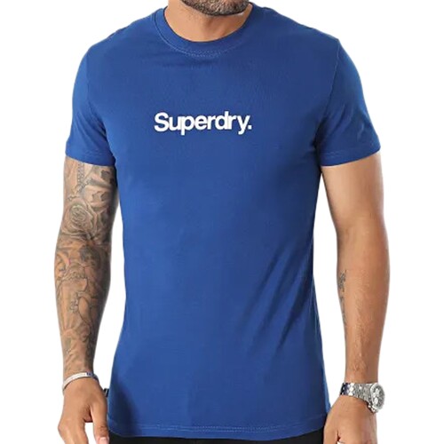 Oblečenie Muž Tričká s krátkym rukávom Superdry 223130 Modrá