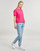 Oblečenie Žena Tričká s krátkym rukávom Tommy Jeans TJW BXY BADGE TEE EXT Ružová