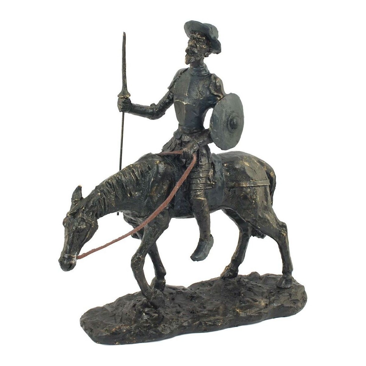 Domov Sochy Signes Grimalt Obrázok Don Quijote Kôň Čierna