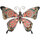 Domov Sochy Signes Grimalt Ornament Motýľa Červená