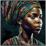 Maľba Africkej Ženy