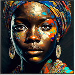 Maľba Africkej Ženy