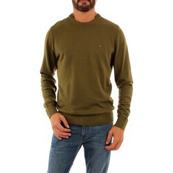 Oblečenie Muž Tričká s krátkym rukávom Tommy Hilfiger MW0MW28046 Zelená