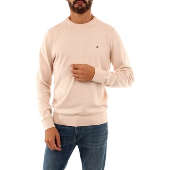 Oblečenie Muž Tričká s krátkym rukávom Tommy Hilfiger MW0MW28046 Béžová