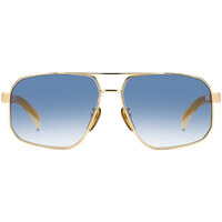 Hodinky & Bižutéria Muž Slnečné okuliare David Beckham Occhiali da Sole  DB7102/S 06S Zlatá