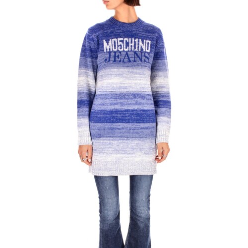 Oblečenie Žena Tričká s dlhým rukávom Moschino 0920 8206 Modrá