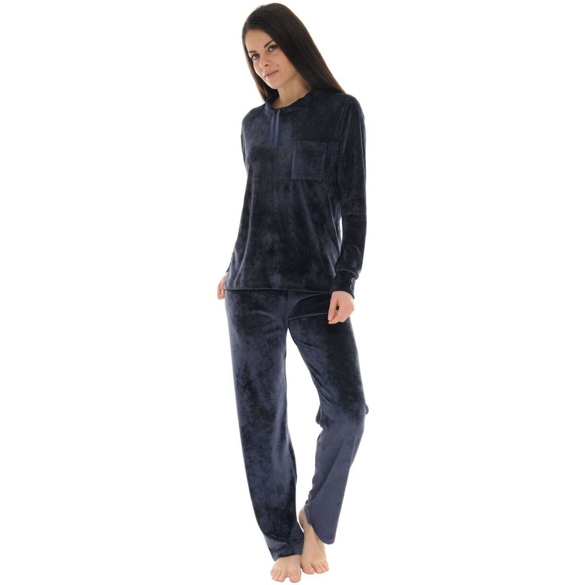 Oblečenie Žena Pyžamá a nočné košele Christian Cane CYBELE Modrá