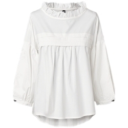 Oblečenie Žena Blúzky Wendykei Top 221375 - White Biela
