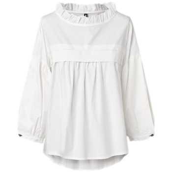 Oblečenie Žena Blúzky Wendykei Top 221375 - White Biela