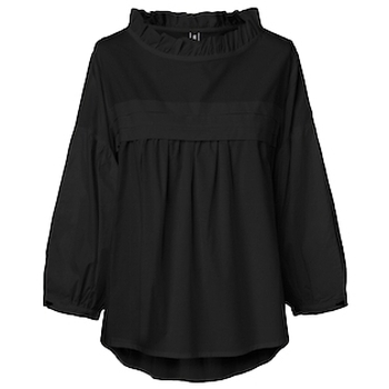 Oblečenie Žena Blúzky Wendykei Top 221375 -Black Čierna