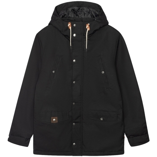 Oblečenie Muž Kabáty Revolution Parka Jacket 7246 - Black Čierna
