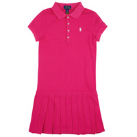 Oblečenie Dievča Krátke šaty Polo Ralph Lauren SSPLTPOLODRS-DRESSES-DAY DRESS Ružová