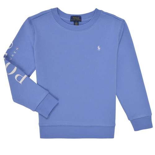 Oblečenie Deti Mikiny Polo Ralph Lauren LS CN-KNIT SHIRTS-SWEATSHIRT Modrá