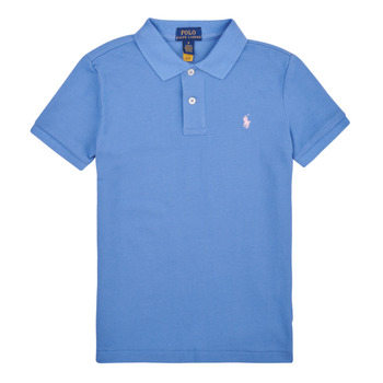 Oblečenie Chlapec Polokošele s krátkym rukávom Polo Ralph Lauren SLIM POLO-TOPS-KNIT Modrá / Novinka / England / Modrá