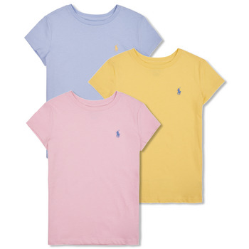 Oblečenie Dievča Tričká s krátkym rukávom Polo Ralph Lauren TEE BUNDLE-SETS-GIFT BOX SET Ružová / Modrá / Modrá / Žltá /  garpink / Oasyell / Bluhyac