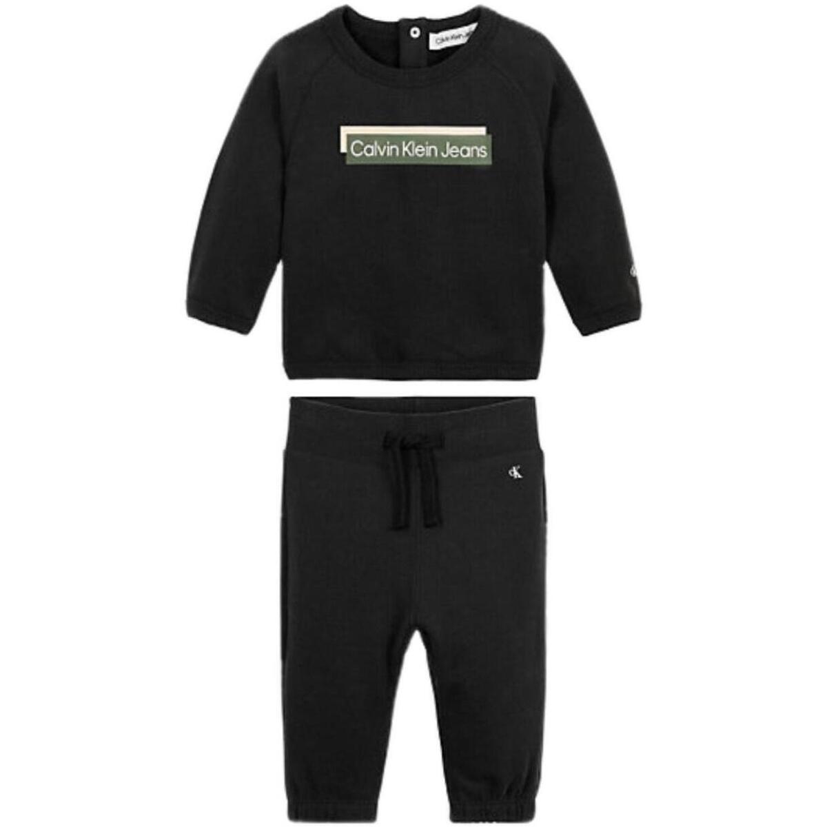 Oblečenie Chlapec Vetrovky a bundy Windstopper Calvin Klein Jeans  Čierna