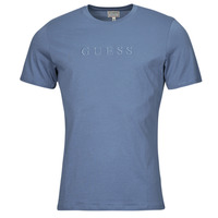 Oblečenie Muž Tričká s krátkym rukávom Guess CLASSIC PIMA Modrá