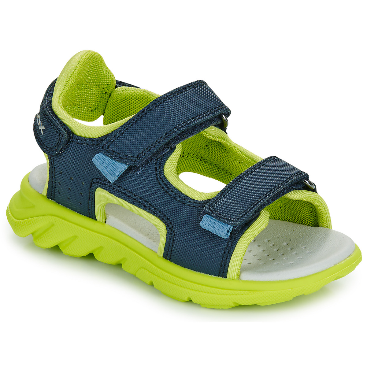 Topánky Chlapec Sandále Geox J SANDAL AIRADYUM BO Námornícka modrá / Zelená