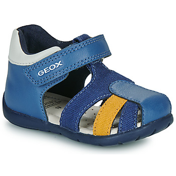 Topánky Chlapec Sandále Geox B ELTHAN BOY Modrá / Žltá