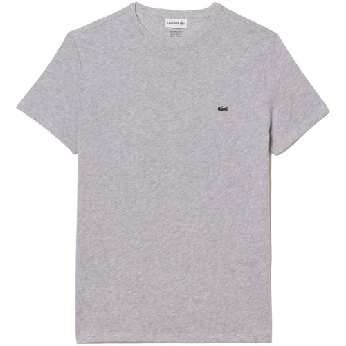 Oblečenie Muž Tričká a polokošele Lacoste Regular Fit T-Shirt - Gris Chine Šedá
