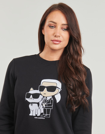 Karl Lagerfeld ikonik 2.0 sweatshirt Čierna