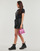 Oblečenie Žena Tričká s krátkym rukávom Karl Lagerfeld rhinestone logo t-shirt Čierna