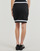 Oblečenie Žena Sukňa Karl Lagerfeld varsity skirt Čierna / Biela