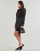 Oblečenie Žena Krátke šaty Karl Lagerfeld karl charm satin shirt dress Čierna / Biela