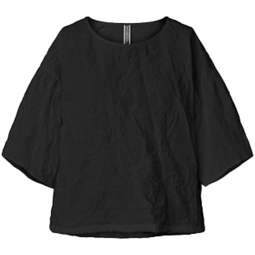 Oblečenie Žena Blúzky Wendy Trendy Top 221624 - Black Čierna