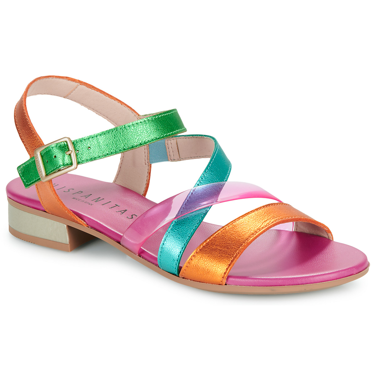 Topánky Žena Sandále Hispanitas LENA Ružová / Oranžová / Zelená