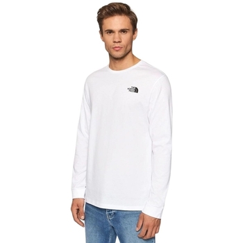 The North Face M LS SIMPLE DOME TEE Biela