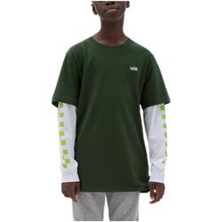 Oblečenie Chlapec Tričká s krátkym rukávom Vans  Zelená