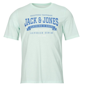 Oblečenie Muž Tričká s krátkym rukávom Jack & Jones JJELOGO TEE SS O-NECK 2 COL SS24 SN Modrá