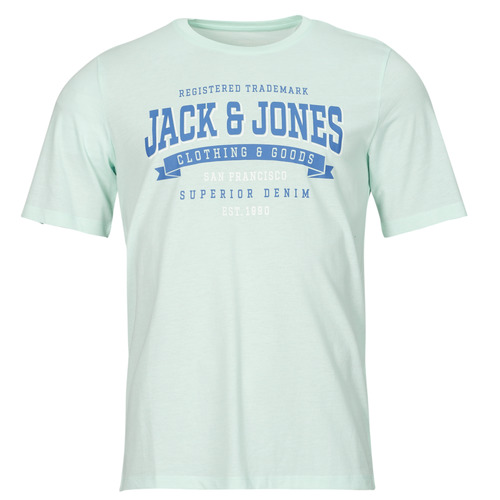 Oblečenie Muž Tričká s krátkym rukávom Jack & Jones JJELOGO TEE SS O-NECK 2 COL SS24 SN Modrá