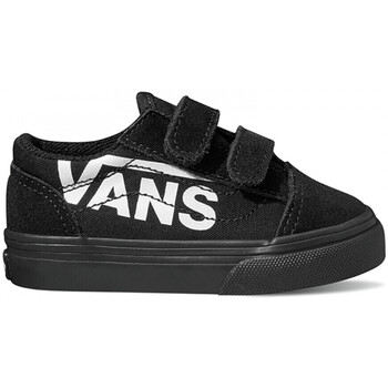 Topánky Deti Skate obuv Vans Old skool v logo Čierna